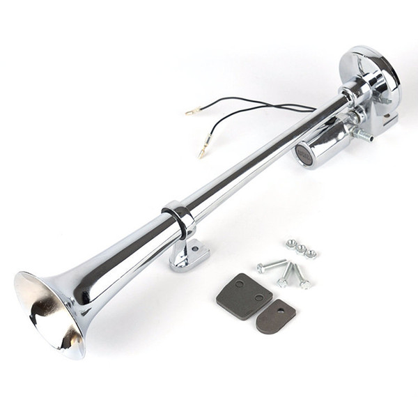 Hot sale 135DB Super Loud 12-24V Single Trumpet Air Horn Compressor Truck Lorry Boat Train