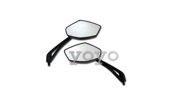 Black Diamond Motorcycle Mirrors for Aprilia SXV