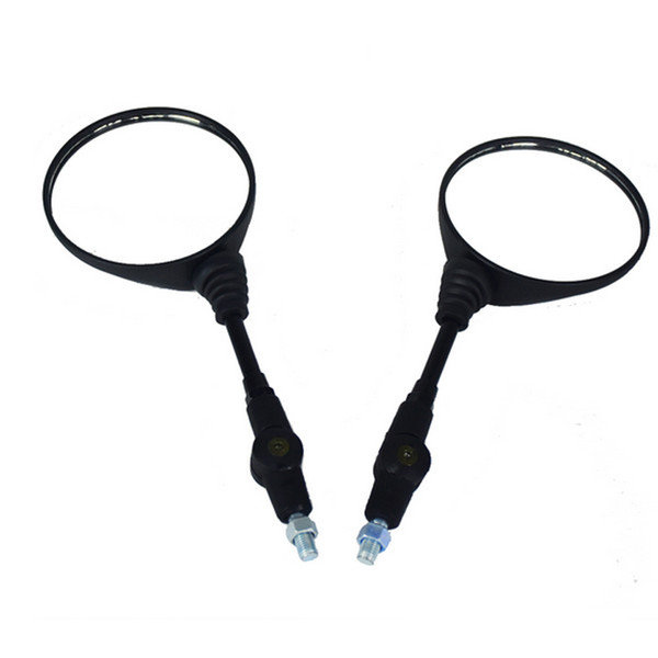motorcycle mirrors 10mm universal motorbike rear view mirror for yamaha honda suzuki parts plastic black