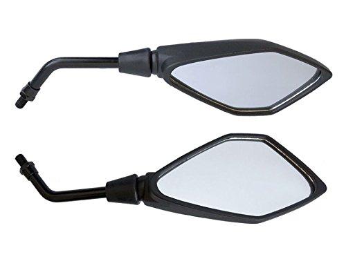 1Pair Motorcycle Convex Rear View Mirror - with 10mm Bolt, 7/8