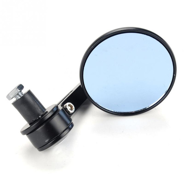Aluminum Round Bar End Side Rear View Mirror Motorcycle Bike Crusier Chopper ATV