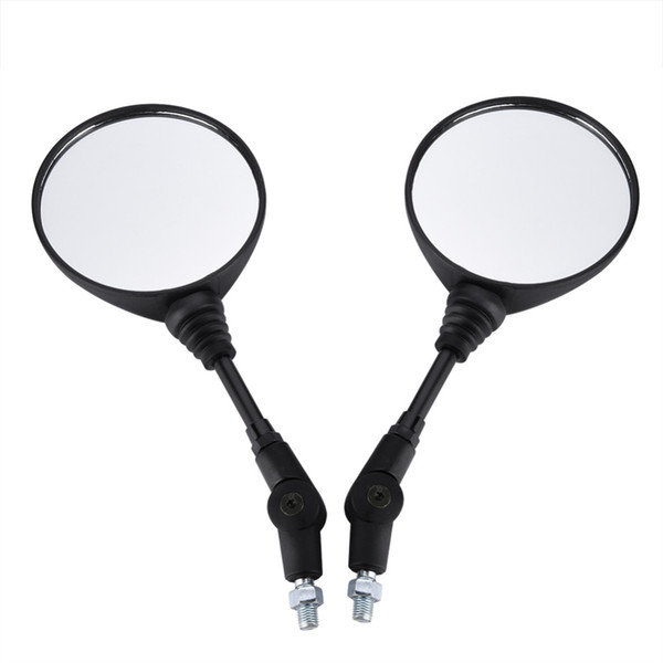 1 Pair of Universal Rearview Mirrors Motorcycle Motorbike Rearview Side Mirrors Back Rear View With Matching Screw NEW