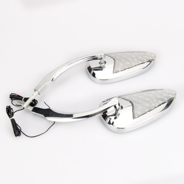 Sequential arrow LED Turn Signal mirrors for harley dyna arrow led mirrors harley softail arrow led turn signal mirros for suzuki