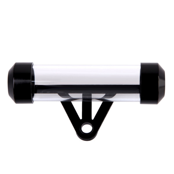 Black Waterproof Secure Motorcycle Motorbike Tube Tax Disc Cylindrical Holder Frame Real Motorcycle Accessories car-styling