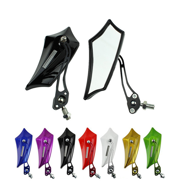 Motorcycle foldable Rearview Mirrors Motorbike rear mirror with 8~ 10mm Screw For Honda/ Suzuki/ Kawasaki/ Yamaha