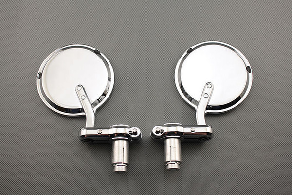 MOTORCYCLE ROUND CHROME 7/8