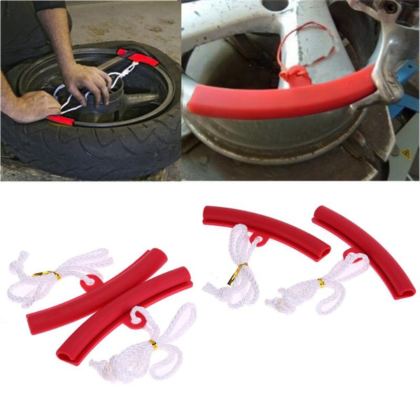 2Pcs Car Tire Wheel Rim Edge Protectors Motorcycle Saver Changing Tyre Tire Rims Edge Protectors 3 Colors Auto Accessory