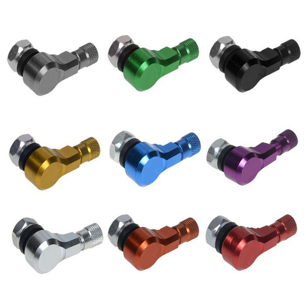 1 Pair Universal Aluminum Alloy Tire Valves Motorcycle Wheel Tire Valve Stems Caps Motor Accessories