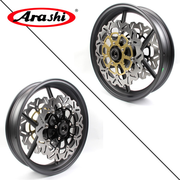 Arashi For Kawasaki Z800 2013 2014 2015 Front Wheel Rim Brake Disk Disc Rotor Motorcycle Replacement Accessories Z 800 13 14 15