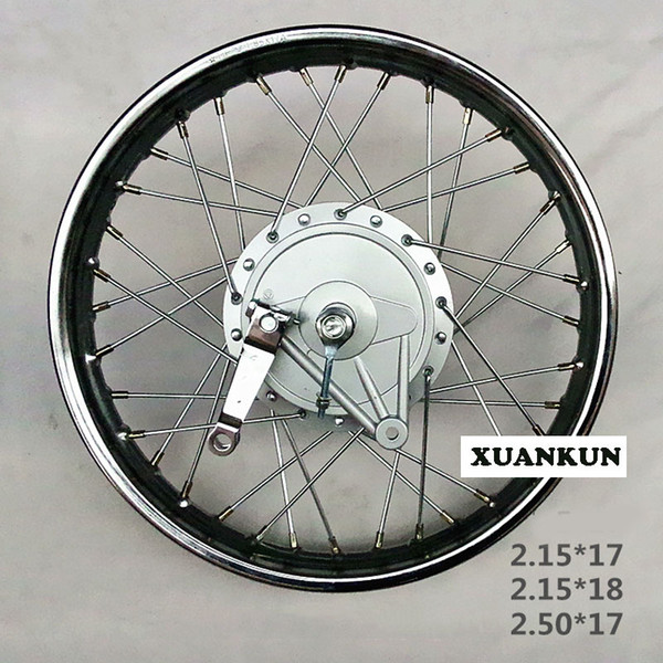 CG125 Motorcycle Retrofit Widened To Increase The Hub Assembly / Spoke Wire Rear Wheel