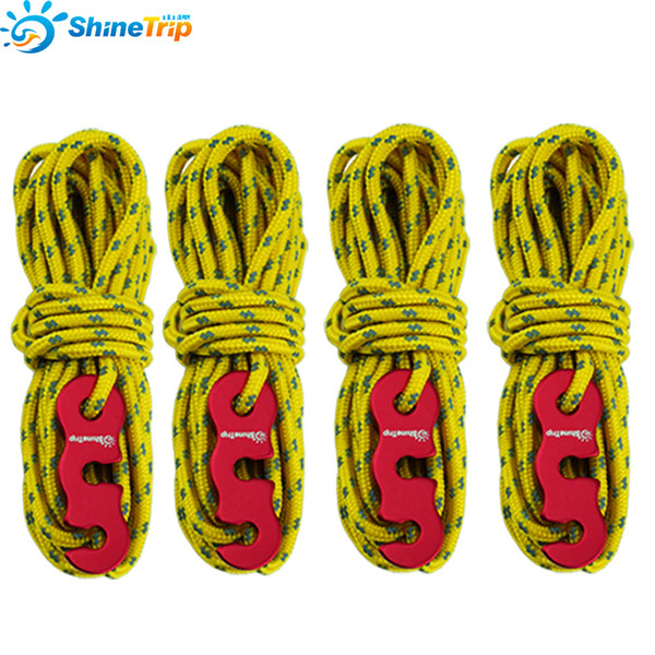 Mountain Interest Rough Tent Wind Rope Awning Outdoor Camping Reflective-Style Lanyard 3 Mm Multi-functional Wind Rope Buckle Te