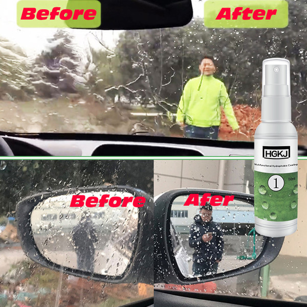 Car Accessories Nano-hydrophobic Coating Windshield Waterproof Rainproof Agent Rearview Mirror Auto Glass Window Textile Ceramic