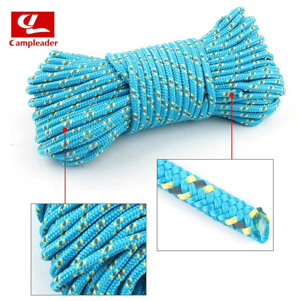 Export New Style 5 Mm Rough fan guang sheng 20M Clothesline Stake Windproof Drawstring Awning Accessories Outdoor Tent Rope