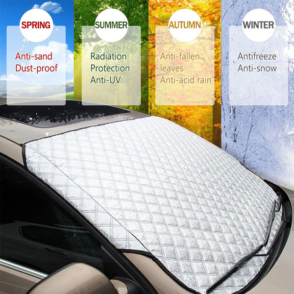 Car Front Windshield Snow Cover Frost Sun Shade Protector Shield Universal PVC F-Best