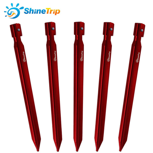 Rhizoma Sparganii Stake Enhanced Version of 25 Cm Stake Tent Awning Accessories Tent Nails Beach Viola Yedoensis Triangular Alum