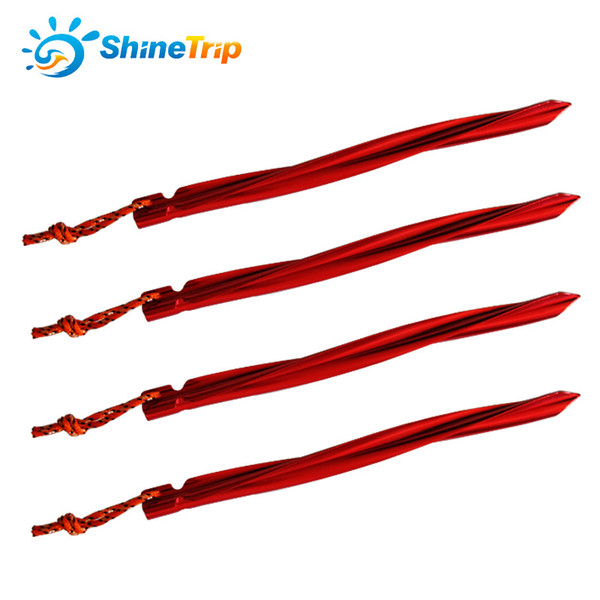 Spiral-Shaped Rhizoma Sparganii Stake with Wind Lanyard 25cm Amazon Tent Nails Beach Viola Yedoensis Spiral Aluminum Nail