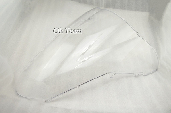 free shipping Double bubble Windscreen Windshield for VFR800 VFR 800 2002-2009 ABS Transparent 2003 2004 2005 2006 2007 2008