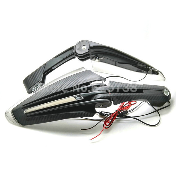 Universal Motorcycle Handguards with LED running Light Hand Guards Protectors Motorbike For ATV DIRTBIKE MX 28mm 22mm handlebar