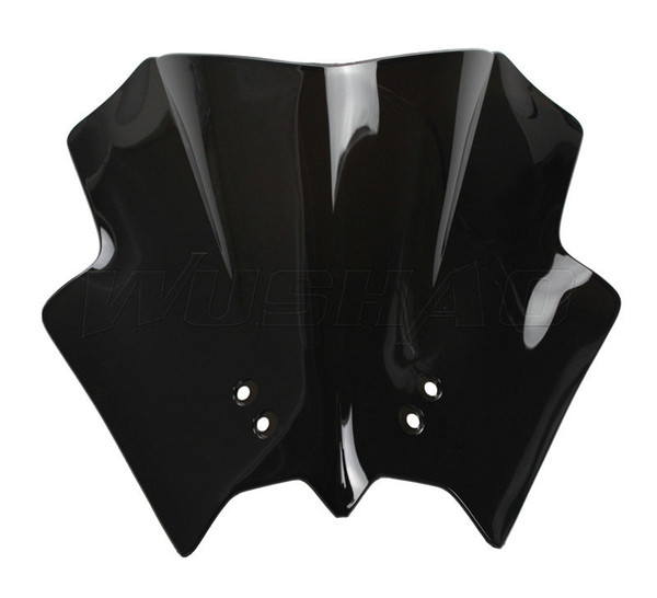 Motocross Dirt Bikes Offroad Motorcycle Double Bubble Windshield WindScreen For KTM DUKE 125 200 390 Smoke