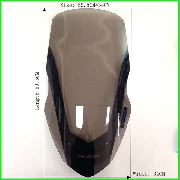 Popular Modified Motorcycle higher 20cm plastic windscreen windshield wind screen wind deflectors for nmax155 nmax 150 20222018