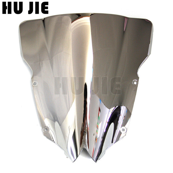 Silver For Yamaha YZF-R6 YZF R6 2008-2015 Motorcycle Windshield Windscreen Shield Double bubble YZF-R6