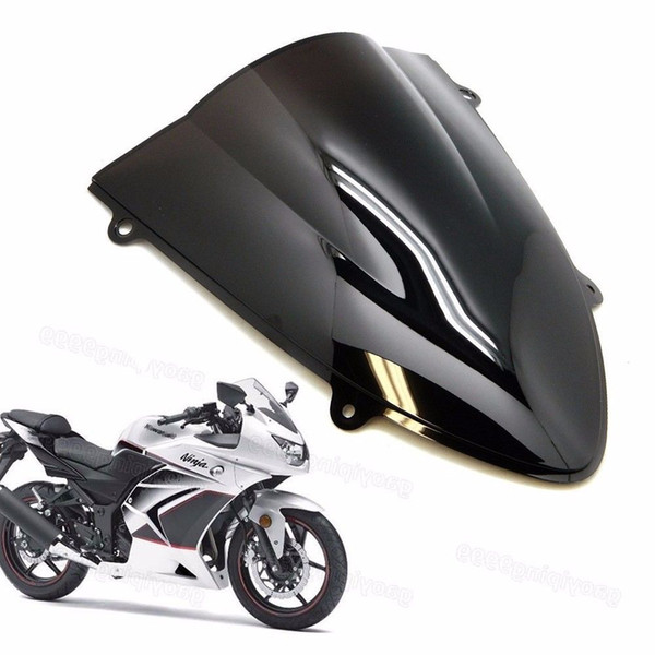 New Motorcycle ABS Windscreen Windshield for Kawasaki Ninja 250 250R EX250 2008-2012 2009 2010 2011