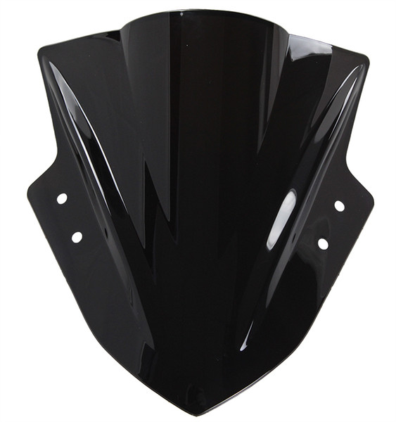 Motorcycle Double Bubble Windshield WindScreen For 2013-2014 Kawasaki Ninja 300 300R EX300 13 14 Black Color