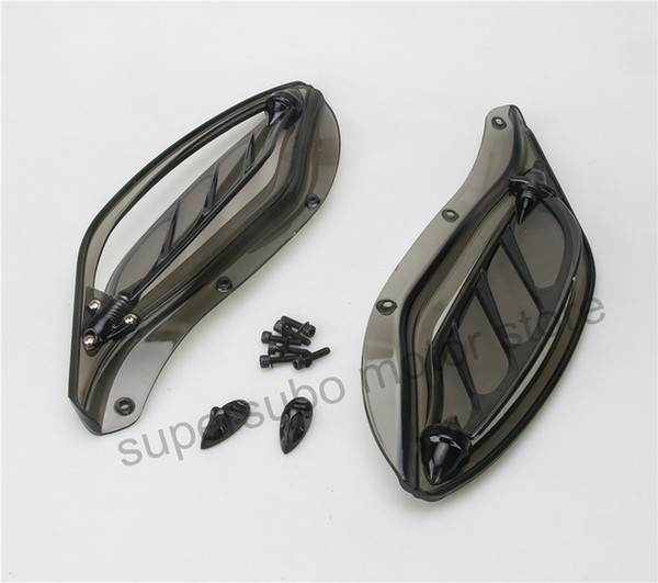 Motorcycle Side wings Windshield Air Deflectors For Harley Street Glide Touring FLHR FLHT 2006-2012