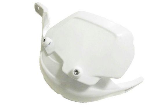 NEW STYLE WHITE UNIVERSAL MOTORCYCLE WHITE HAND GUARDS HANDGUARD SHIELDS WR YZ 250 450