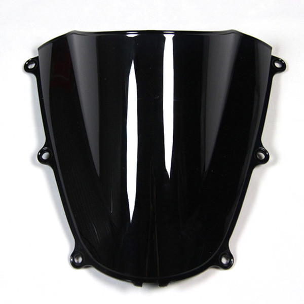 Injection ABS Double Bubble Blue Black Clear Windshield For Honda CBR600RR F5 Year 2005 2006 Motorcycle Windscreen