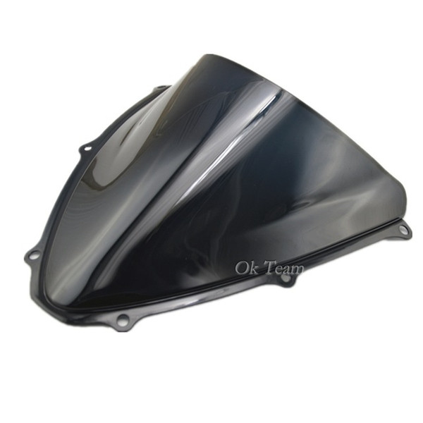 new Motorcycle Double Bubble ABS Windscreen Windshield 2006-2007 GSXR 600/750 K6 06-07 Black free shipping