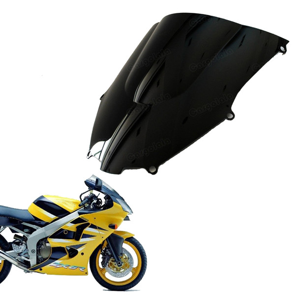 New Motorcycle ABS Windshield Shield For Kawasaki Ninja ZX9R 2000-2005 Black