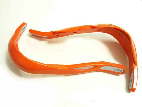 2*ORANGE MOTORCYCLE MOTOCROSS DIRT BIKE MX ATV HAND GUARDS