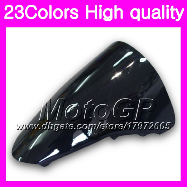 23Colors Windscreen For HONDA VFR800 07 08 09 10 12 VFR 800 VFR800RR 2007 2008 2009 11 2012 Chrome Black GPear Smoke Windshield