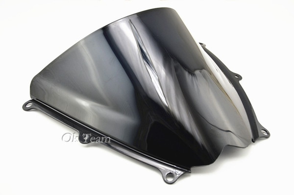 free shipping Motorcycle ABS Double Bubble Windscreen Windshield Fr 2007-2008 GSXR 1000 K7 07-08 Black Windscreens