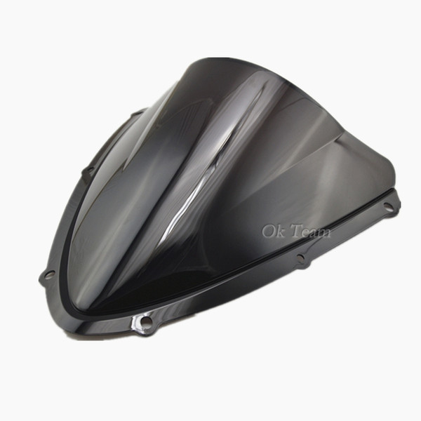 HOT Motorcycle Double Bubble Windscreen Windshield 2008-2009 GSXR 600/750 K8 08-09 ABS black Wind Deflectors FREE SHIPPING