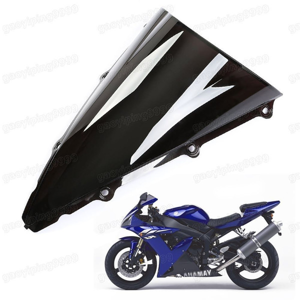 New Motorcycle Double Bubble Windscreen Fairing Windshield Lens ABS for Yamaha YZF R1 2002-2003