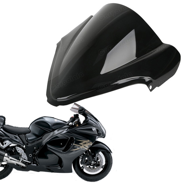 Double Bubble Motorcycle Windshield Shield for Suzuki GSXR1300 Hayabusa 2008-2015