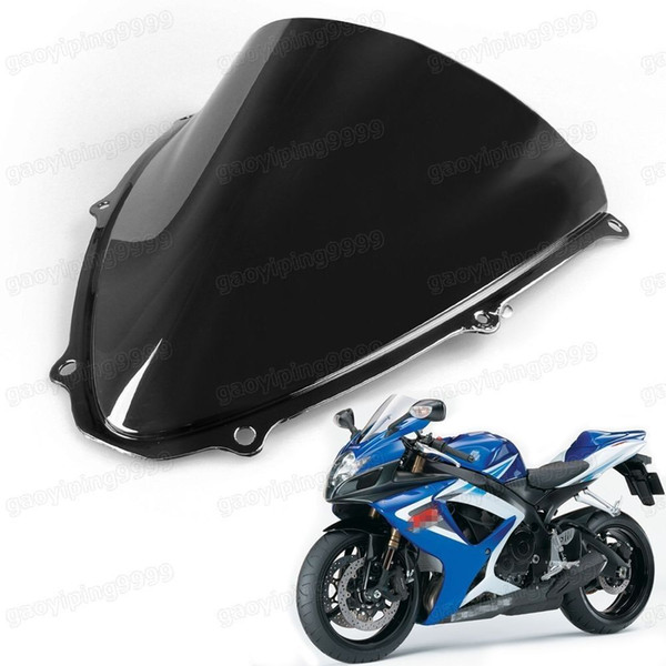 New Motorcycle Double Bubble Windscreen Fairing Windshield Lens ABS for Suzuki GSXR600/750 2006-2007 K6