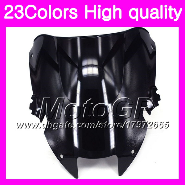 23Colors Windscreen For HONDA VTR1000F 1997 1998 1999 2000 2001 2002 2005 VTR 1000 F 1000F Chrome Black GPear Smoke Windshield