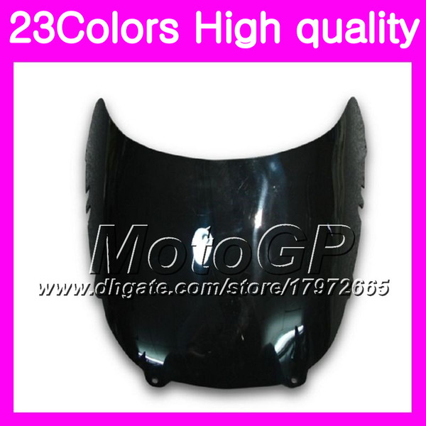 23Colors Windscreen For HONDA NSR250R MC18 PGM2 NSR 250R NSR250 R NSR250RR 88 89 1988 1989 Chrome Black GPear Smoke Windshield