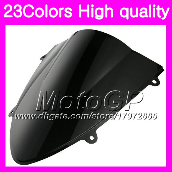 23Colors Windscreen For KAWASAKI NINJA ZX250R 08 09 10 11 12 ZX 250R 08 2009 2010 2011 2012 Chrome Black GPear Smoke Windshield