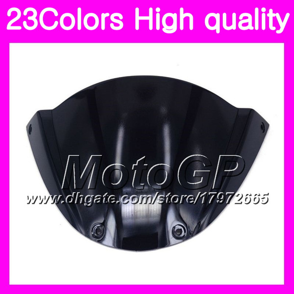 23Colors Windscreen For DUCATI 659 696 795 796 797 821 1100 1100S M1000 1200 696S 795S 796S Chrome Black GPear Smoke Windshield