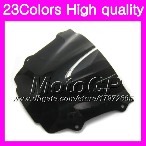 23Colors Windscreen For HONDA CBR 600RR CBR600RR 13 14 15 CBR600 F5 CBR 600 RR 2013 2014 2015 hrome Black GPear Smoke Windshield