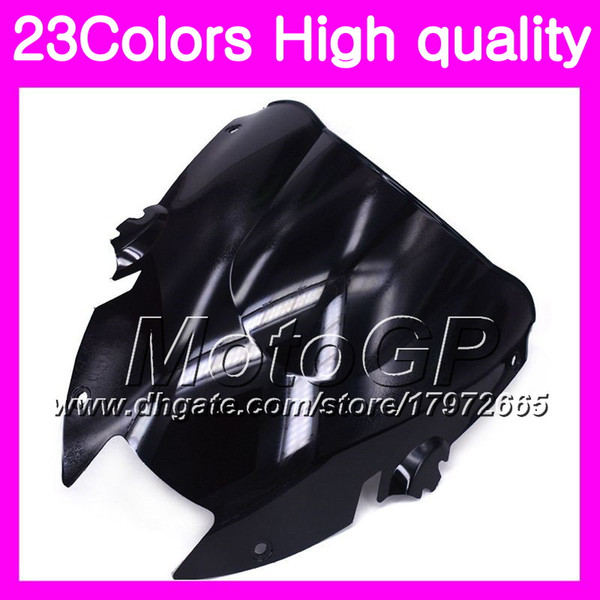 23Colors Windscreen For HONDA VTR1000F SuperHawk VTR 1000 F 1000F 97 98 99 00 01 02 03 04 05 Chrome Black GPear Smoke Windshield