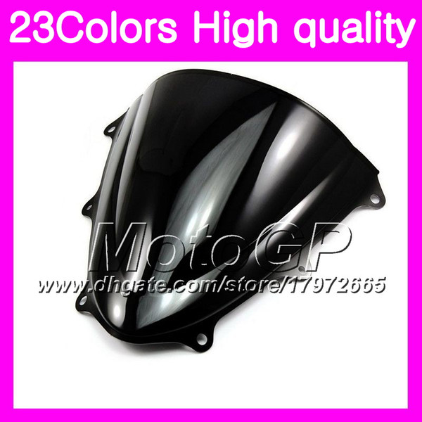 23Colors Windscreen For SUZUKI GSXR750 GSXR600 11 12 13 14 GSXR 600 750 2011 2012 2013 2014 Chrome Black GPear Smoke Windshield