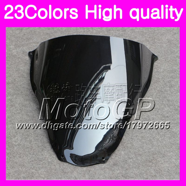 23Colors Windscreen For Aprilia RS4 125 RS125 06 07 08 09 10 11 RS 125 2006 2007 2008 2011 Chrome Black GPear Smoke Windshield