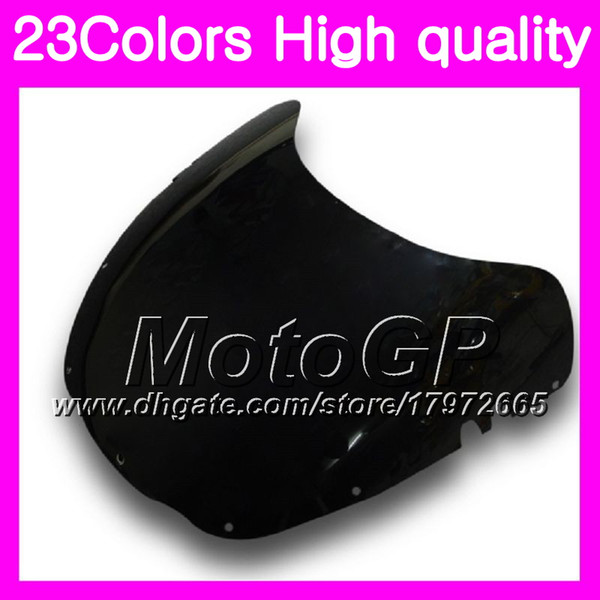 23Colors Windscreen For SUZUKI RGV250 VJ22 RGV 250 90 91 92 93 94 95 1990 1991 1992 93 1995 Chrome Black GPear Smoke Windshield