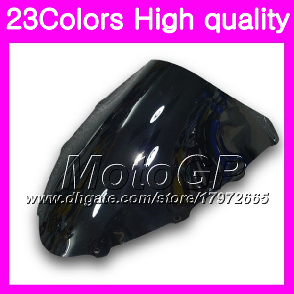 23Colors Windscreen For DUCATI 848 1098 1198 07 08 09 10 12 848S 1098S 1198S 2007 2008 2009 Chrome Black GPear Smoke Windshield