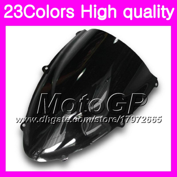 23Colors Windscreen For SUZUKI TL1000R 98 99 00 01 02 03 TL1000 R 1998 1999 2000 2002 2003 Chrome Black GPear Smoke Windshield